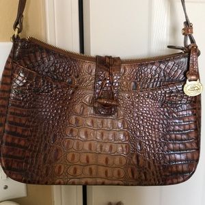 Vintage Brahmin Shoulder/Crossbody Toasted Almond